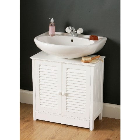White Under Sink Bathroom Cabinet, 1600903 3138 Furniture
