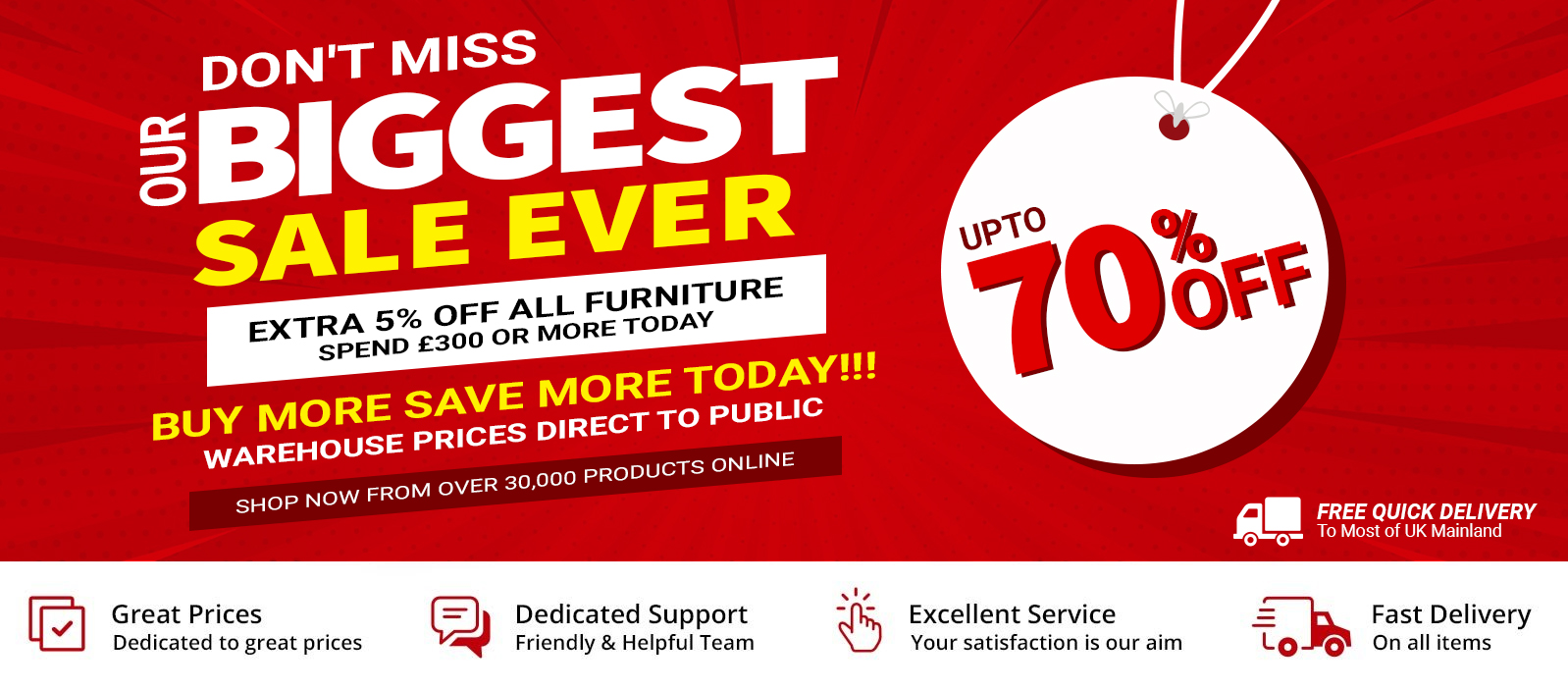 Furniture in Fashion Shop Living, Dining, Bedroom & Office