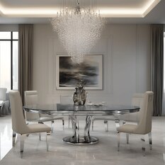 Modern Glass Dining Tables UK Sale - Furniture in Fashion