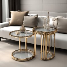 Modern Glass Side Tables UK Sale - Furniture in Fashion