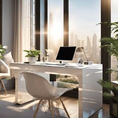 Modern High Gloss Computer Desks UK Sale - Furniture in Fashion