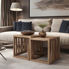 Modern Wooden Nest Of Tables UK Sale - Furniture in Fashion