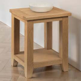 Aaralyn Wooden Lamp Table - Brown