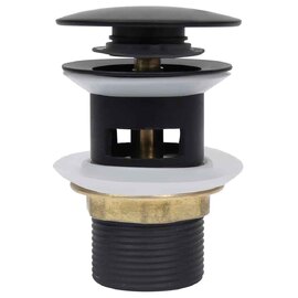 Abbotsford Slotted Pop-Up Basin Waste - Black