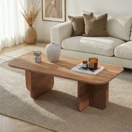 Aerin Wooden Rectangular Coffee Table in Atlantic Pine