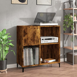 Aero Wooden Shelving Unit In Smoked Oak