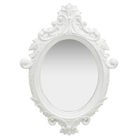 Airlia Castle Style Wall Mirror In White