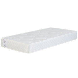 Akron Fabric Single Mattress In Ivory