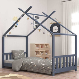 Alameda 80x160cm Wooden Children Daybed In Grey