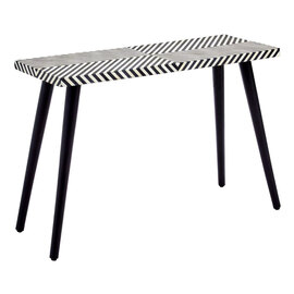 Algieba Sheesham Wooden Console Table With Wooden Legs
