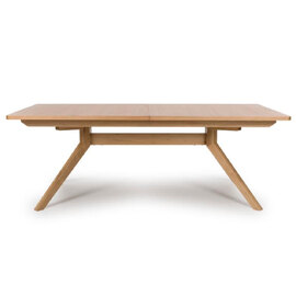 Allen Small Wooden Extending Dining Table In Natural