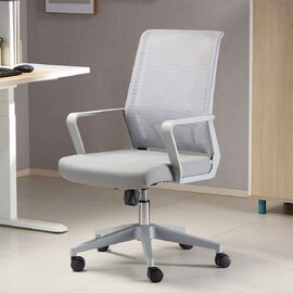Alpine Fabric Home And Office Chair - Grey