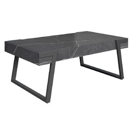 Alpine Wooden Coffee Table In Grey Marble Effect