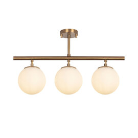 Atmaca 3 Light Metal Ceiling Light in Vintage