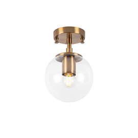 Atmaca Clear Glass Ceiling Light Bulb in Vintage