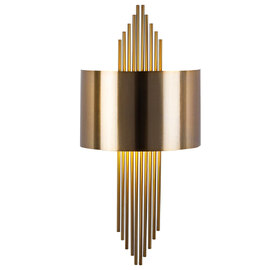 Alvion Metal Geometric Wall Light in Vintage