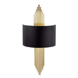 Alvion Metal Wall Light in Gold and Black