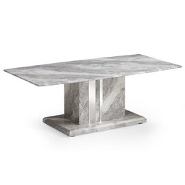 Amarillo Marble Rectangular Coffee Table In Grey
