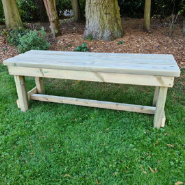 Amersham Wooden Garden Seating Bench In Natural