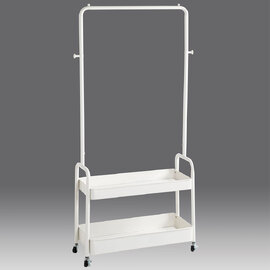 Andalusia Metal Coat Stand In White