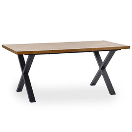 Angers Wooden Dining Table - Brown