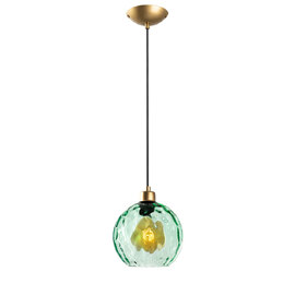 Benek Metal Ceiling Pendant Light in Green
