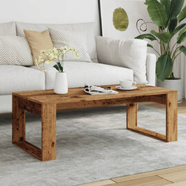 Aponka 102cm Wooden Coffee Table - Brown