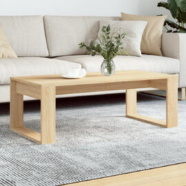 Aponka 102cm Wooden Coffee Table - Sonoma Oak