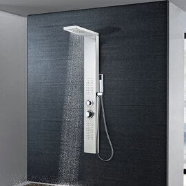 Appleton 4 Modes Shower Panel System With Shower Kit 1300mm Height - Silver