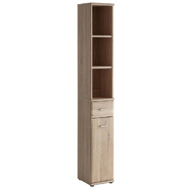 Arcata Wooden Hallway Storage Cabinet Tall In Sonoma Oak