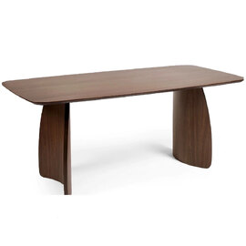 Argyle Wooden Rectangular Dining Table - Walnut