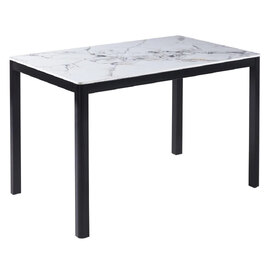 Arta Small Sintered Stone Dining Table In White