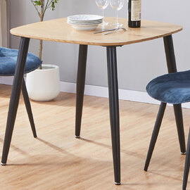 Arta Wooden Square Dining Table - Oak