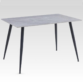 Attica Sintered Stone Rectangular Dining Table In Grey