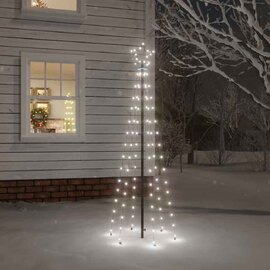 Aurelia 180cm Metal Christmas Tree With 108 LEDs - Cold White