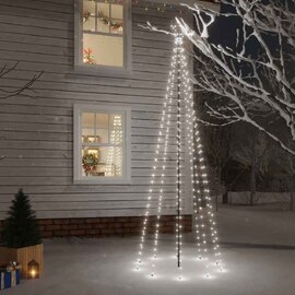 Aurelia 300cm Metal Christmas Tree With 310 LEDs - Cold White