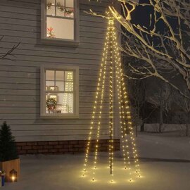 Aurelia 300cm Metal Christmas Tree With 310 LEDs - Warm White