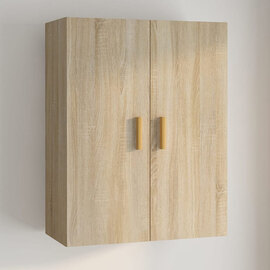 Avon Wooden Wall Storage Cabinet With 2 Doors In Sonoma Oak