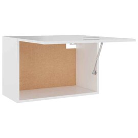 Baina Wall Hung Wooden Storage Cabinet With 1 Doors - White