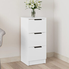 Baina Wooden Chest Of 3 Drawers - White