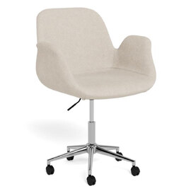Baku Fabric Home And Office Chair - Beige