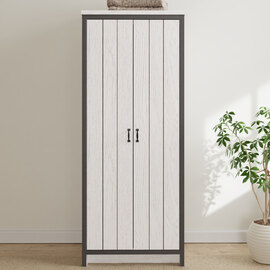 Balcombe Wooden Wardrobe With 2 Doors - White