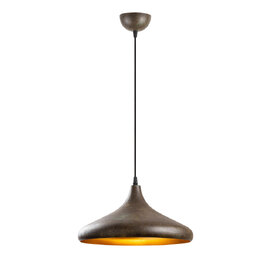 Barek Metal Ceiling Pendant Light in Patina