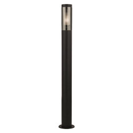 Batton Metal Outdoor Post Lamp In Matt Black