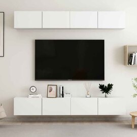 Beaufort 100cm Wooden Entertainment Unit In White