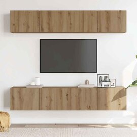 Beaufort 80cm Wooden Entertainment Unit In Artisan Oak