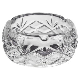 Beaumont Small Crystal Textured Ashtray In Clear