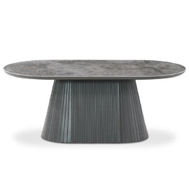 Bedford Sintered Stone Coffee Table In Grey
