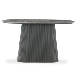 Bedford Sintered Stone Console Table In Grey