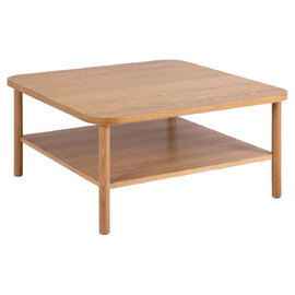 Belcourt Wooden Square Coffee Table - Oak